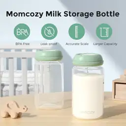 Momcozy Natural Baby Bottles, Wide-Neck,… — Photo 2