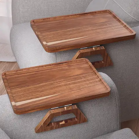 2 Packs Acacia Wood Couch… — Photo 1