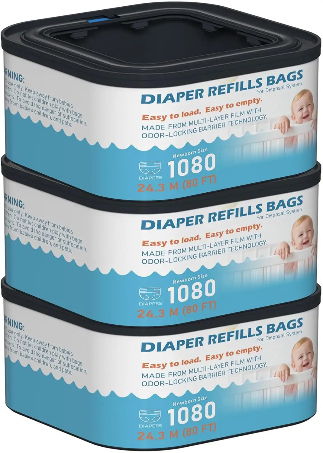 Jumbo+ Square Refills: Diaper Genie… — Photo 1