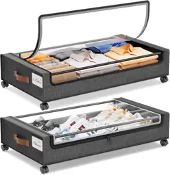Yecaye 2-Pack Under Bed Storage… — Photo 1