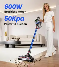 Cordless Vacuum Cleaner 600W 50KPa,… — Photo 2