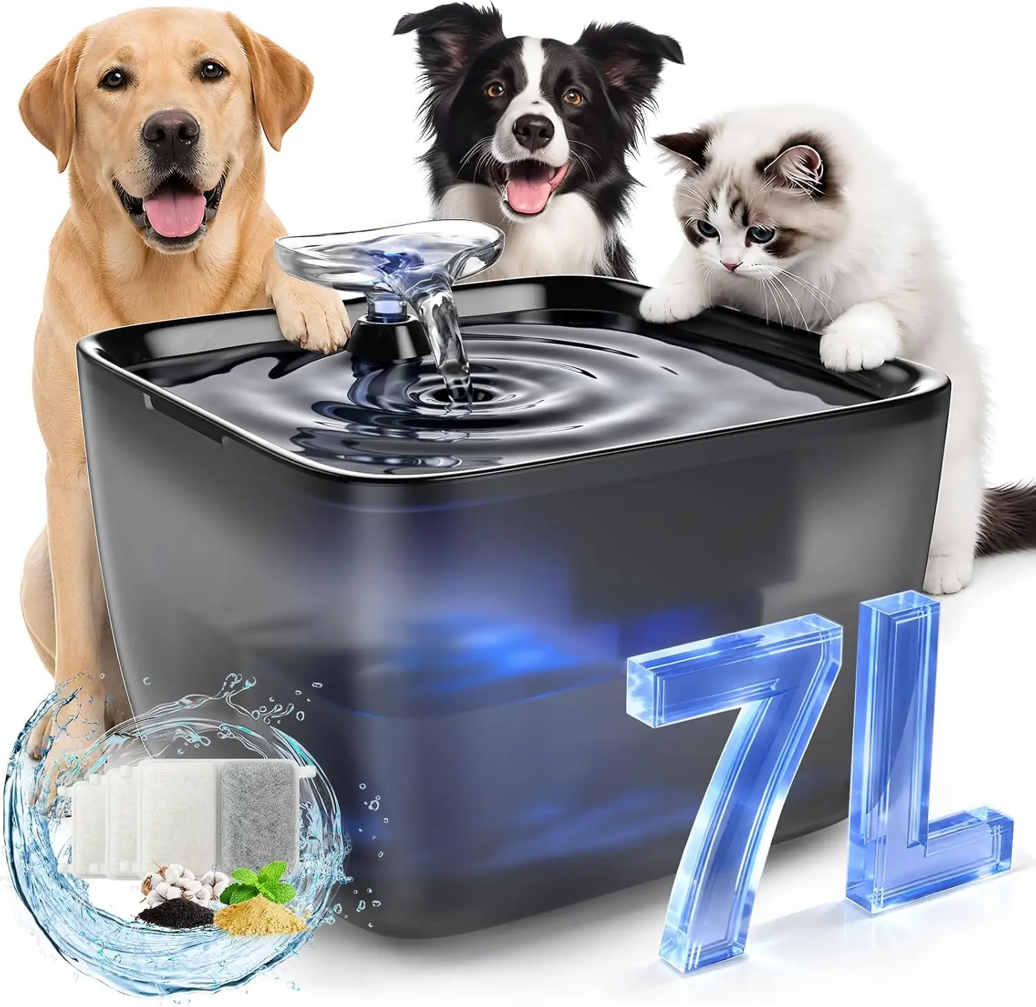 Pet Water Fountain for Large… — Photo 1