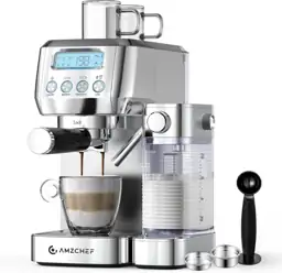 AMZCHEF Espresso Machine, Auto Milk… — Photo 1