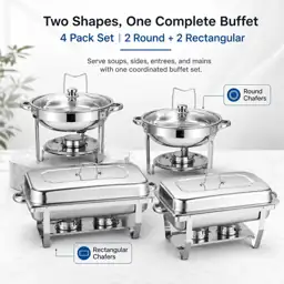 Saiveina Chafing Dishes for Buffet,… — Photo 2