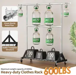 Luxspire Heavy Duty Clothes Rack… — Photo 2