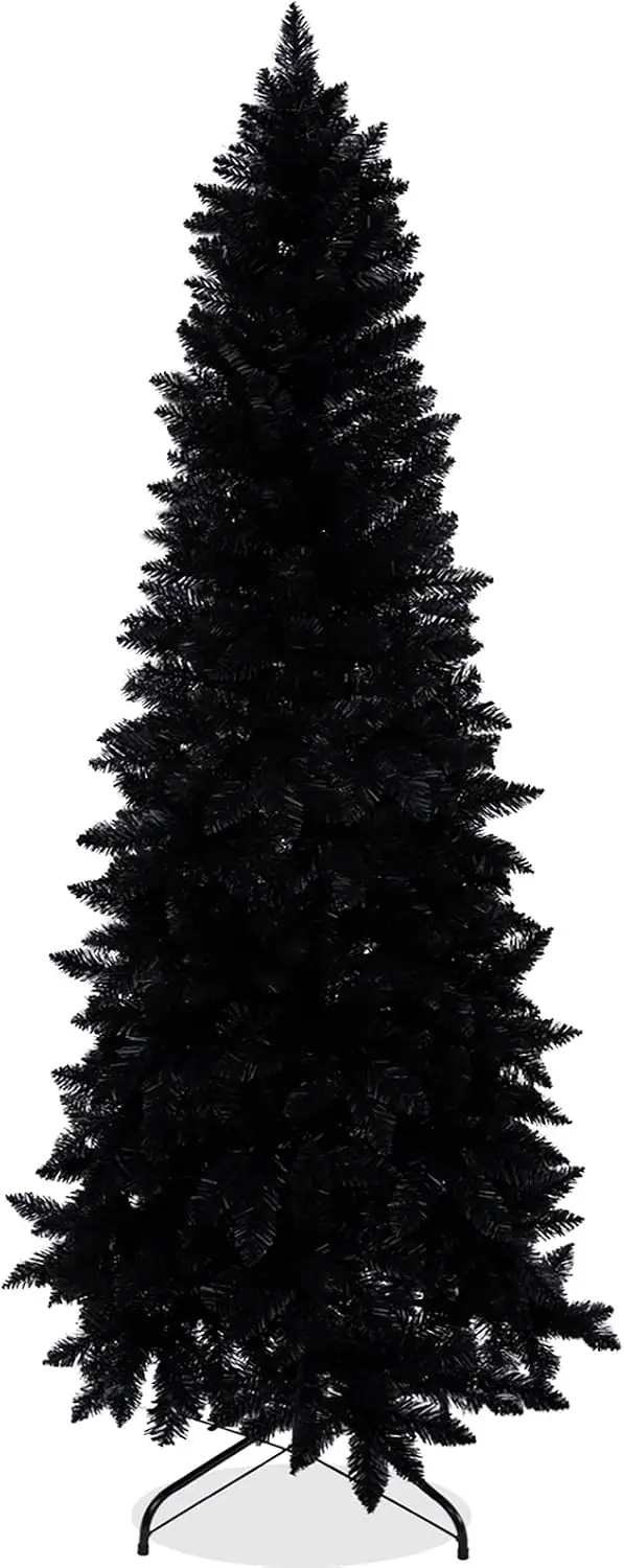 7ft Artificial Pencil Slim Black… — Photo 1