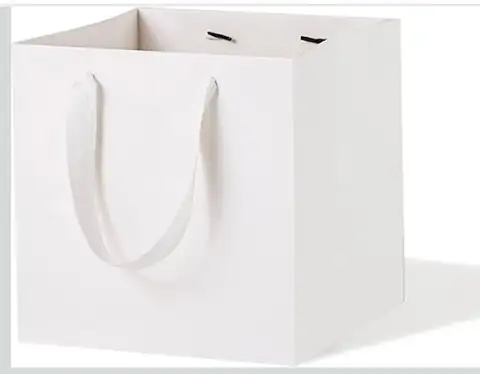 White Paper Gift Bag Lage… — Photo 1