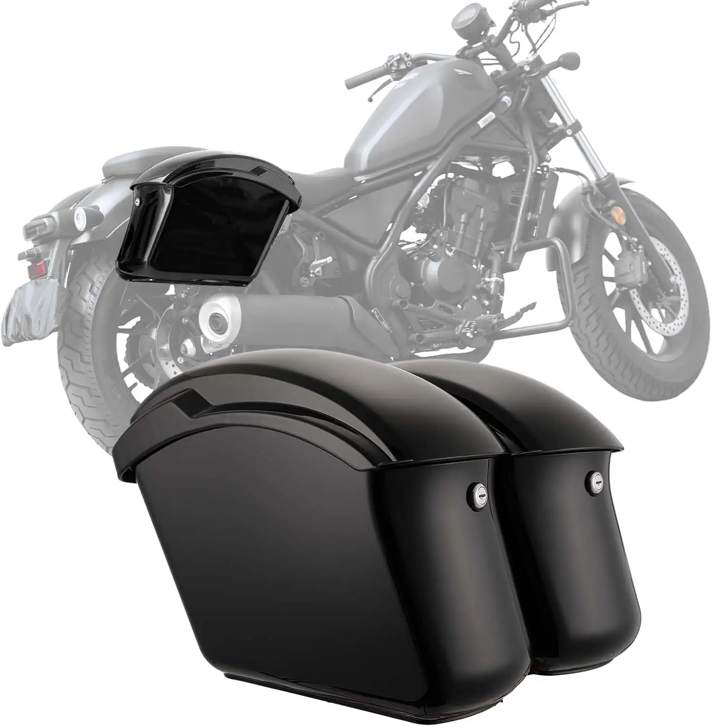 KEMIMOTO Upgraded Impact-resistant Motorcycle Hard… — Photo 1
