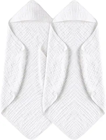 Yoofoss Hooded Baby Bath Towels… — Photo 1