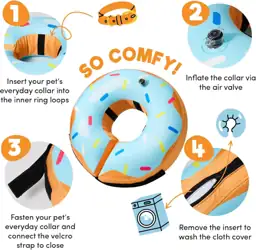 BENCMATE Inflatable Dog Cone Collar… — Photo 2