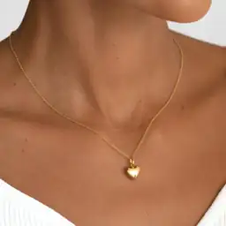 Heart Necklace, Dainty Gold Necklace… — Photo 2