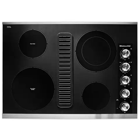 KitchenAid 30in 4-Burner Smooth Surface… — Photo 1