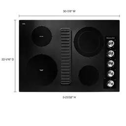 KitchenAid 30in 4-Burner Smooth Surface… — Photo 2