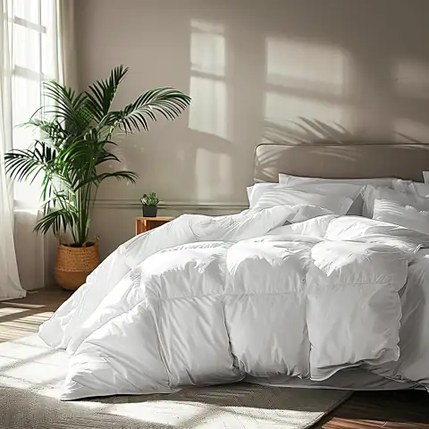 Serta Goose Down Fiber Comforter… — Photo 1