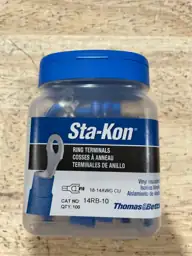 Sta-Kon 14RB-10 18-14 AWG Vinyl-Insulated… — Photo 4