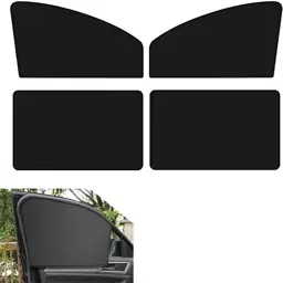 4Pcs Auto Window Shade, Magnetic… — Photo 1