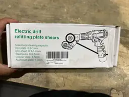 Upgraded Electric Drill Plate Cutter,… — Photo 3