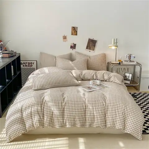 Nayoroom Gingham Duvet Cover Set… — Photo 1