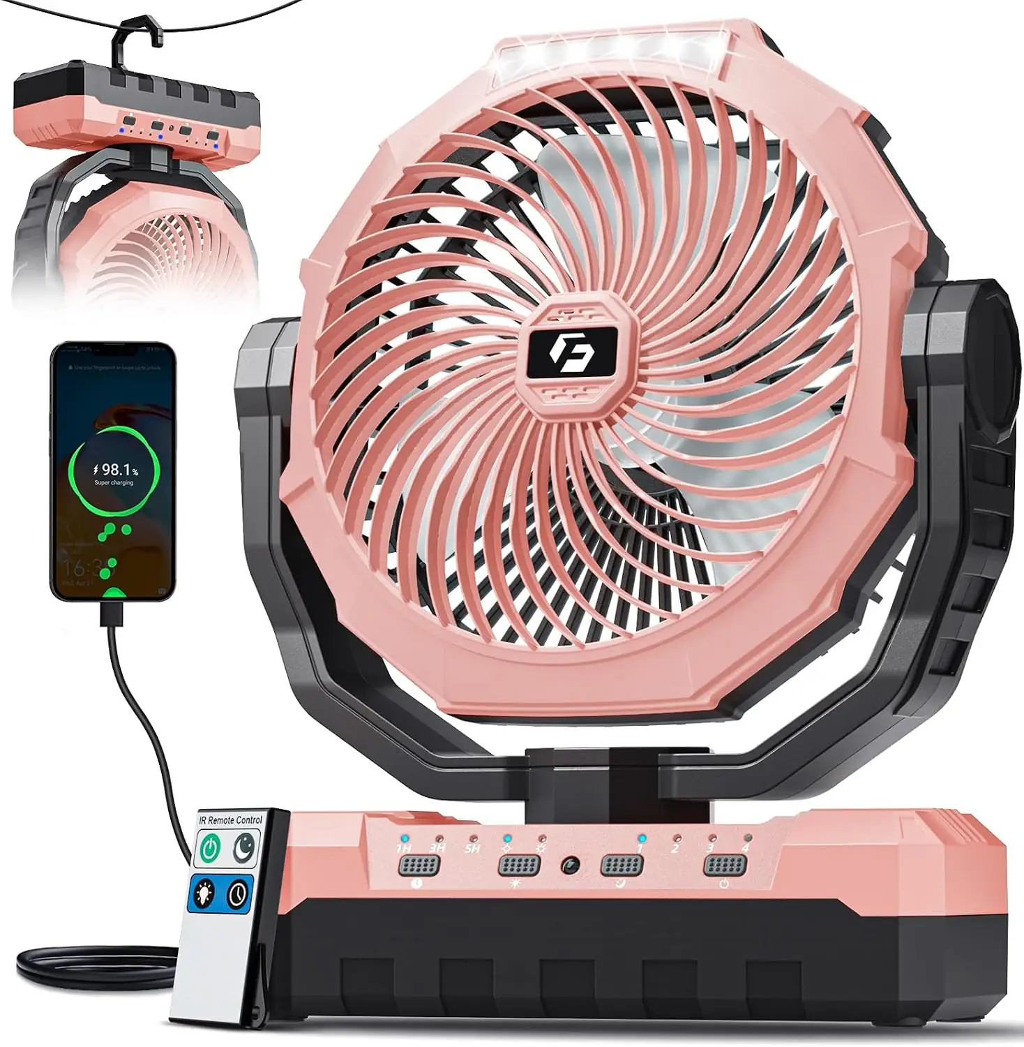 FRIZCOL 3-in-1 Camping Fan -… — Photo 1