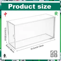 Honeydak Acrylic Mahjong Case for… — Photo 2