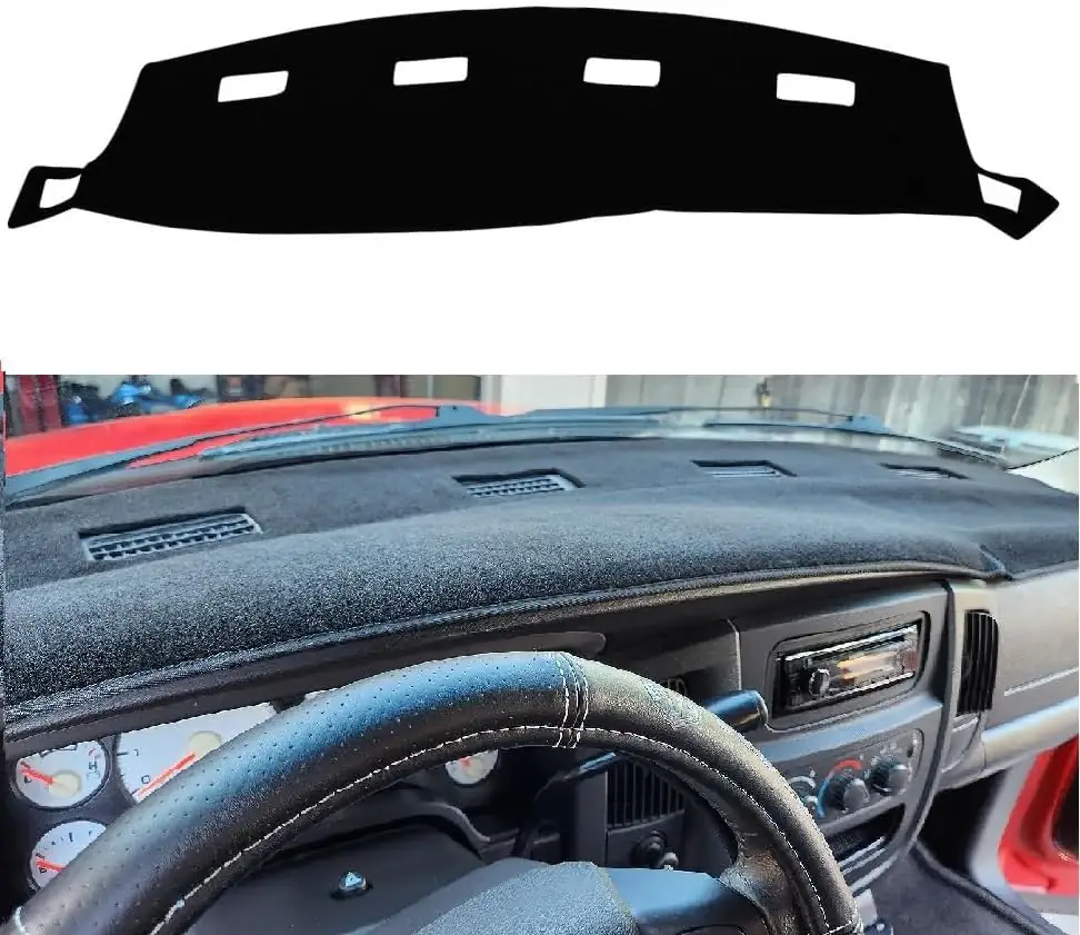 Black Dashboard Cover Mat Compatible… — Photo 1