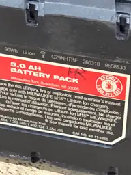 M18 18-Volt 5.0 Ah Lithium-Ion… — Photo 4