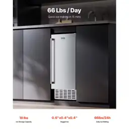 Undercounter Built-in Ice Maker, 66… — Photo 2