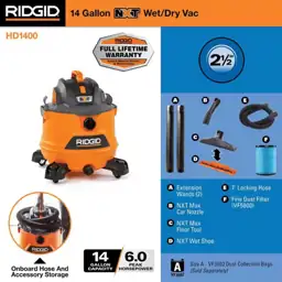 RIDGID 14-Gallon 6.0 Peak HP… — Photo 2