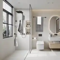 5-Piece Bath Hardware Set: Towel… — Photo 2