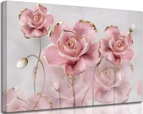 HLEOXPY Modern Delicate Pink Gold… — Photo 1