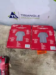 Men's X-Large Gray Cotton/Polyester Short-Sleeve… — Photo 4