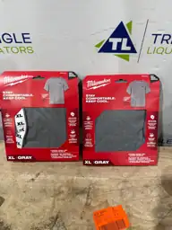 Men's X-Large Gray Cotton/Polyester Short-Sleeve… — Photo 3