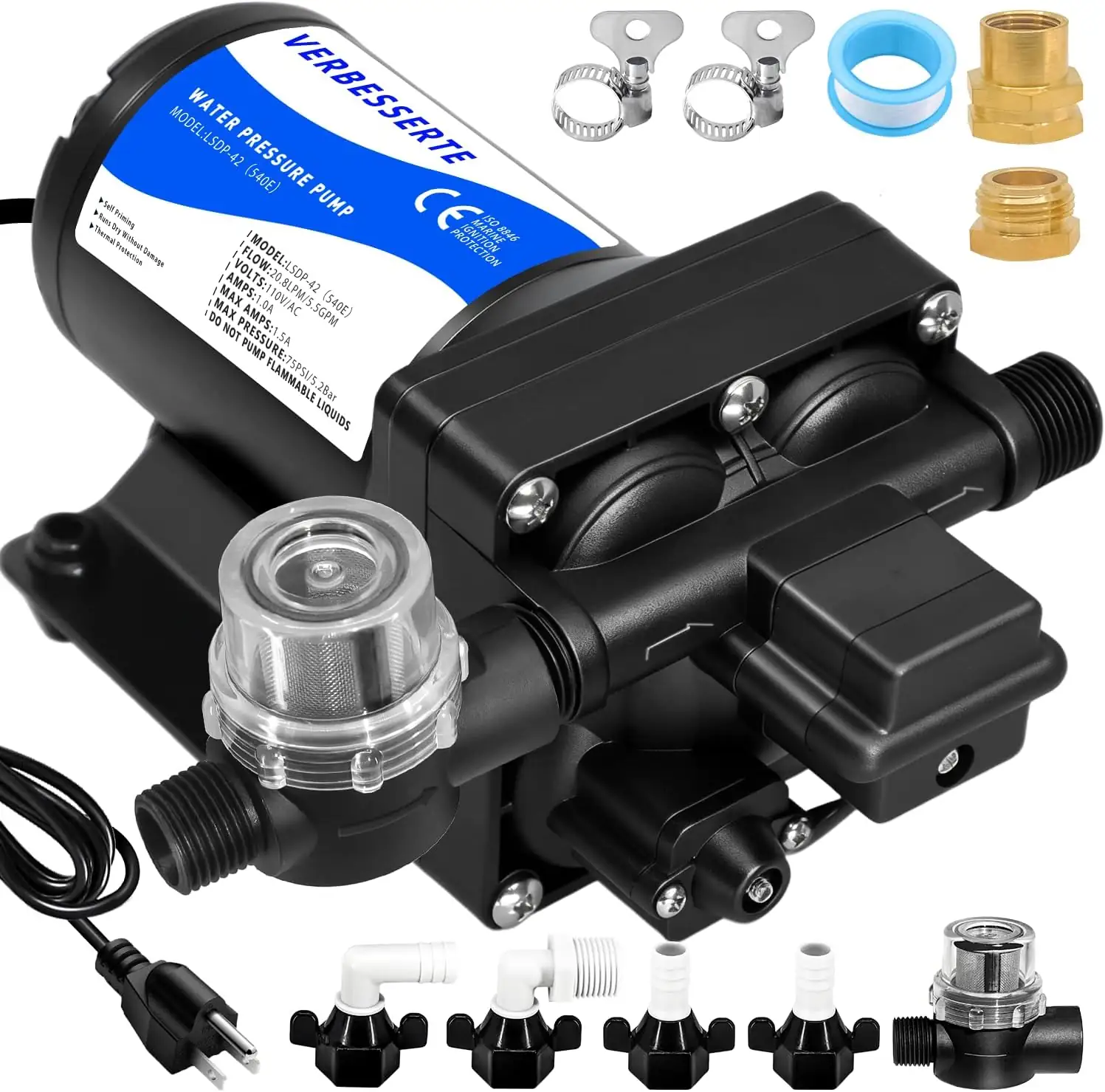 Water Pressure Booster Pump 110V… — Photo 1