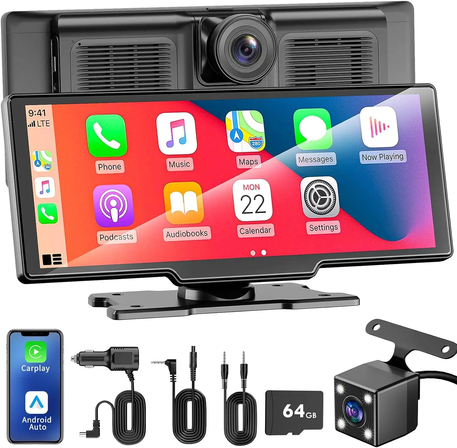 10.26" Portable Apple CarPlay Screen,… — Photo 1