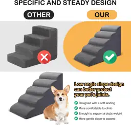 CiWiVOKi Dog Stairs for Bed,… — Photo 2