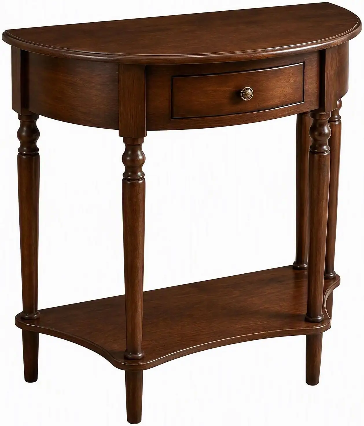 Half Moon Table, Solid Wood,… — Photo 1