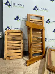 TINAMO 28" Acacia Shower Bench… — Photo 5