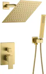 Brushed Gold Shower Faucet Set… — Photo 1