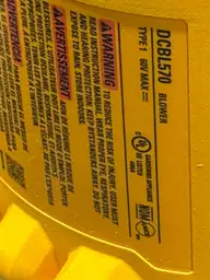 FLEXVOLT 60V MAX Backpack Blower… — Photo 3