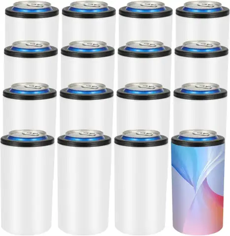 16 Pack Sublimation Can Coolers,… — Photo 1