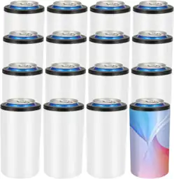 16 Pack Sublimation Can Coolers,… — Photo 1