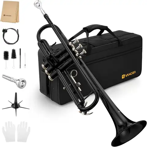 Student Bb Trumpet, Black Finish… — Photo 1