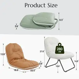 ZonLi Adjustable Floor Chair with… — Photo 2