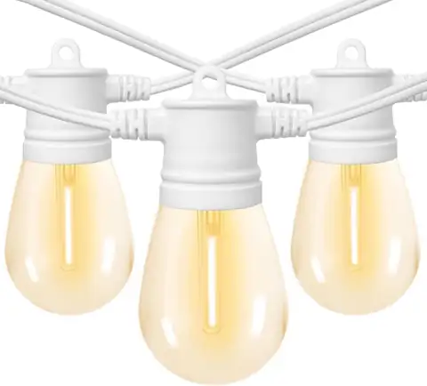 SUNTHIN 96FT White Outdoor String… — Photo 1