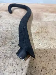 1-Light Black Vintage Resin Hemp… — Photo 5