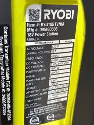 ONE+ 1800-Watt Power Station Inverter,… — Photo 7