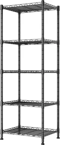 REGILLER 5-Wire Shelving Rack, Adjustable… — Photo 1