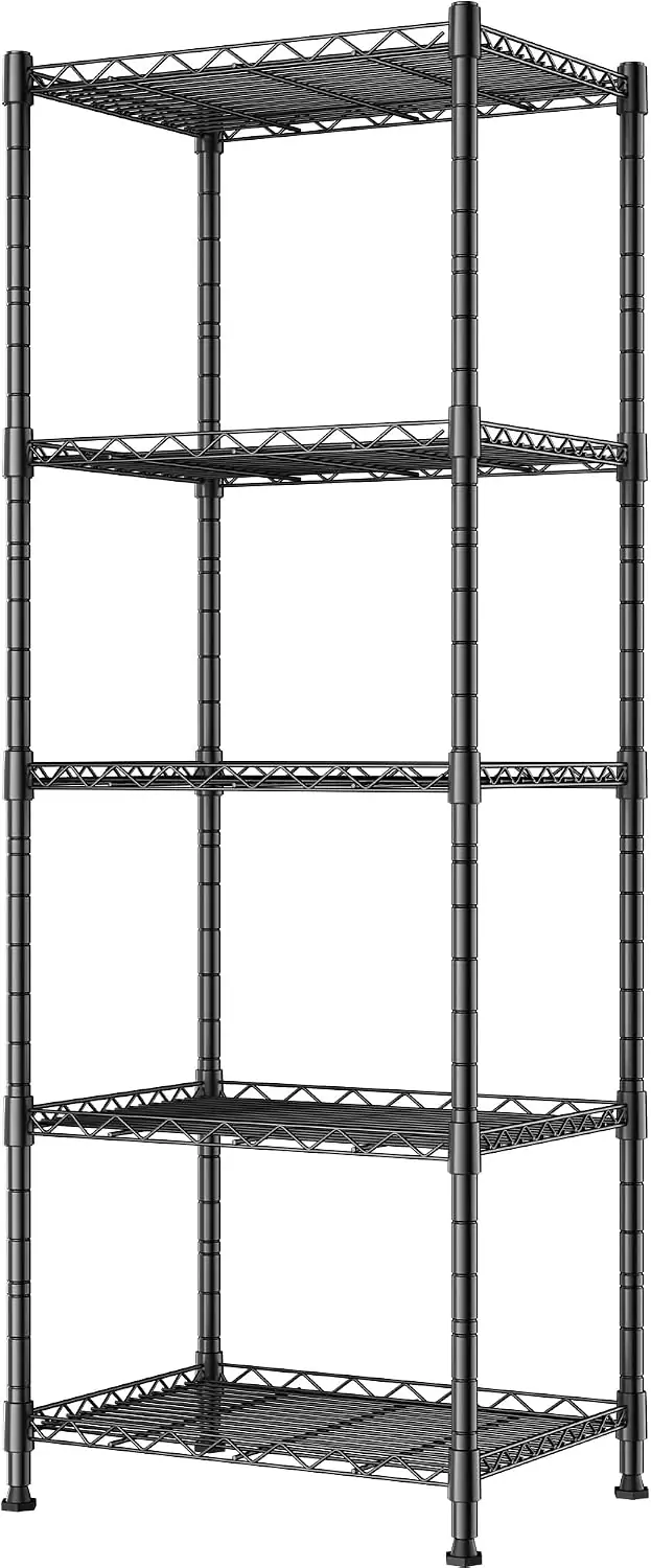 REGILLER 5-Wire Shelving Rack, Adjustable… — Photo 1