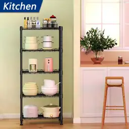 REGILLER 5-Wire Shelving Rack, Adjustable… — Photo 2