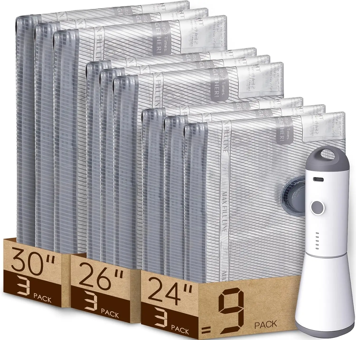 Vacbird Travel Vacuum Bags with… — Photo 1